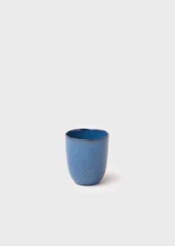Klitmoller Collective Keramik-Large Coffee cup - 10 cm - Indigo Concrete
