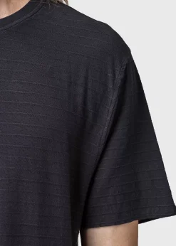 Klitmoller Collective T-shirts-Lauge tee - Black Clayred