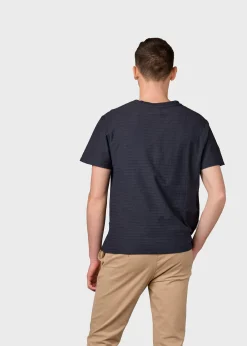 Klitmoller Collective T-shirts-Lauge tee - Navy Clayred