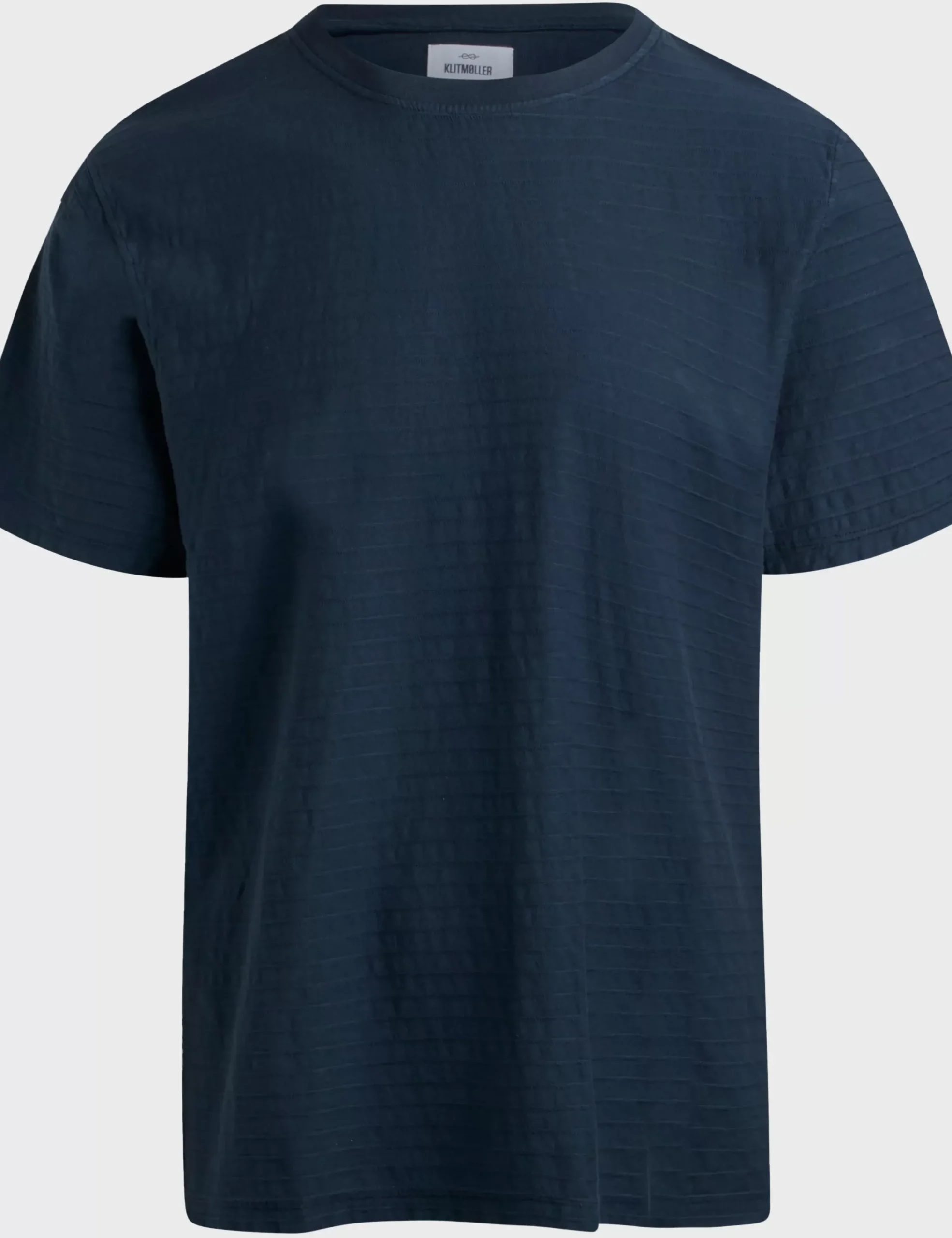 Klitmoller Collective T-shirts-Lauge tee - Navy Clayred