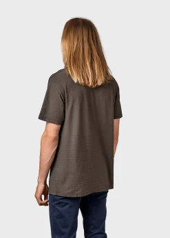 Klitmoller Collective T-shirts-Lauge tee - Olive Clayred
