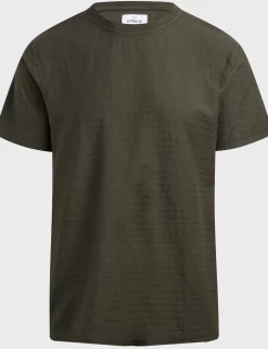 Klitmoller Collective T-shirts-Lauge tee - Olive Clayred
