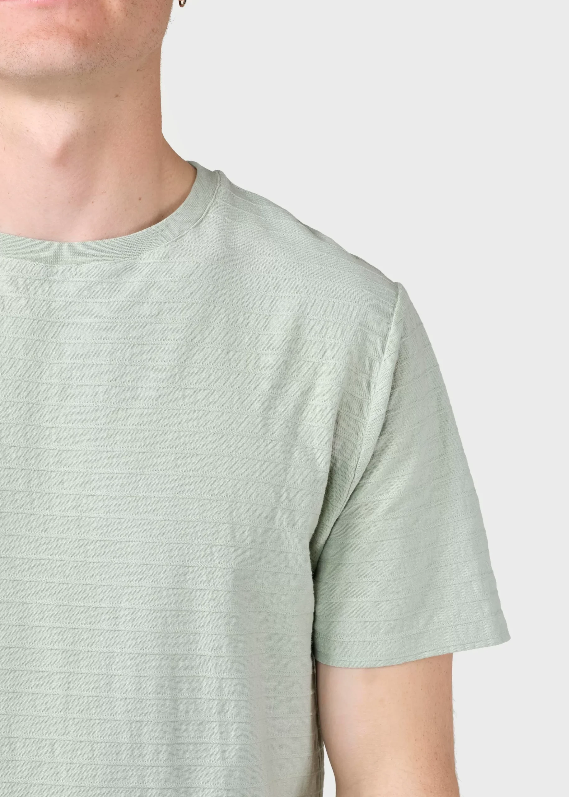 Klitmoller Collective T-shirts-Lauge tee - Sage Clayred