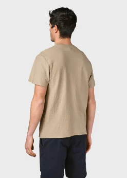 Klitmoller Collective T-shirts-Lauge tee - Sand Clayred