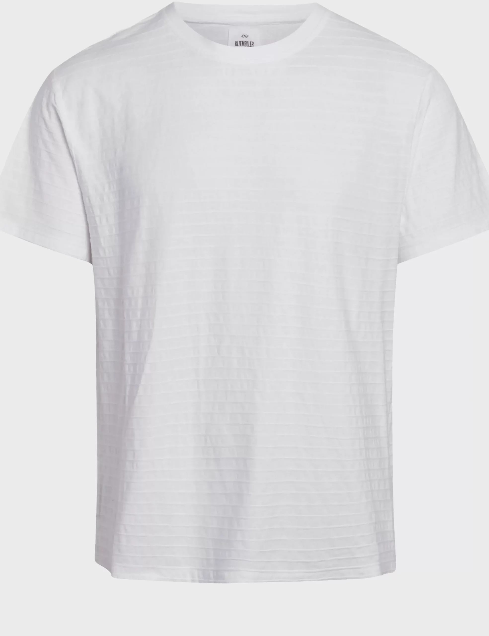 Klitmoller Collective T-shirts-Lauge tee - White Clayred