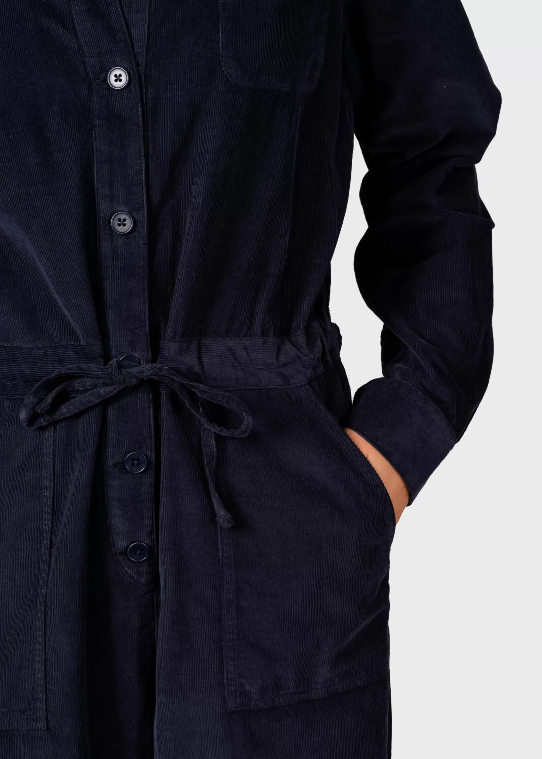 Klitmoller Collective Jumpsuits-Lena corduroy jumpsuit - Navy