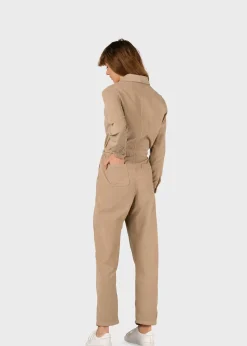 Klitmoller Collective Jumpsuits-Lena corduroy jumpsuit - Sand Navy