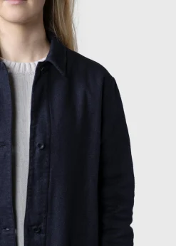 Klitmoller Collective Jacken-Lolly lumber overshirt - Black Lightgrey