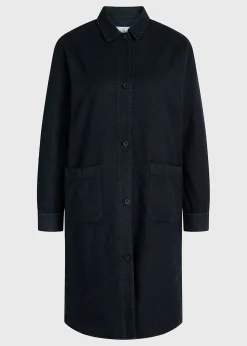 Klitmoller Collective Jacken-Lolly lumber overshirt - Black Lightgrey