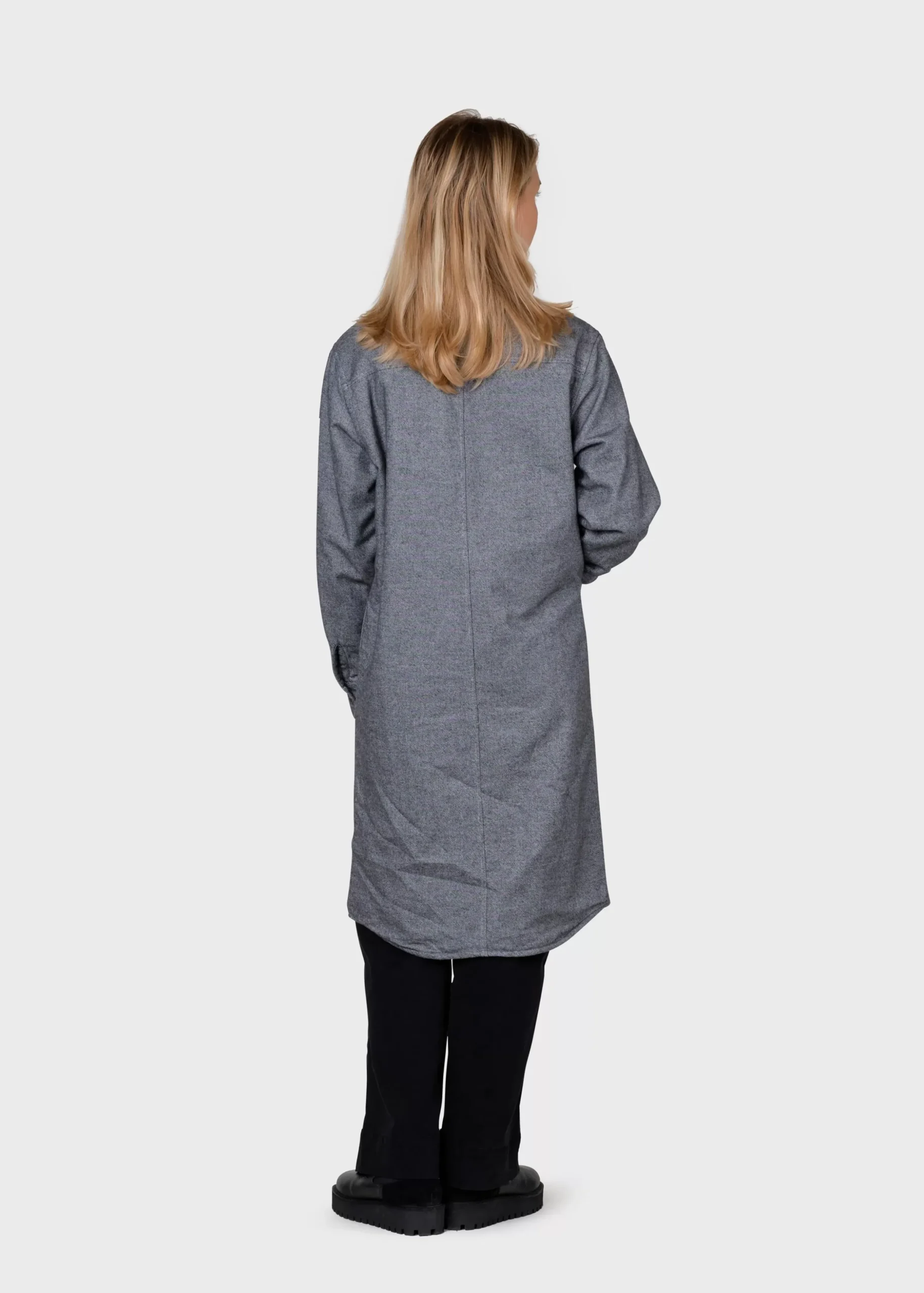 Klitmoller Collective Jacken-Lolly lumber overshirt - Light grey Lightgrey