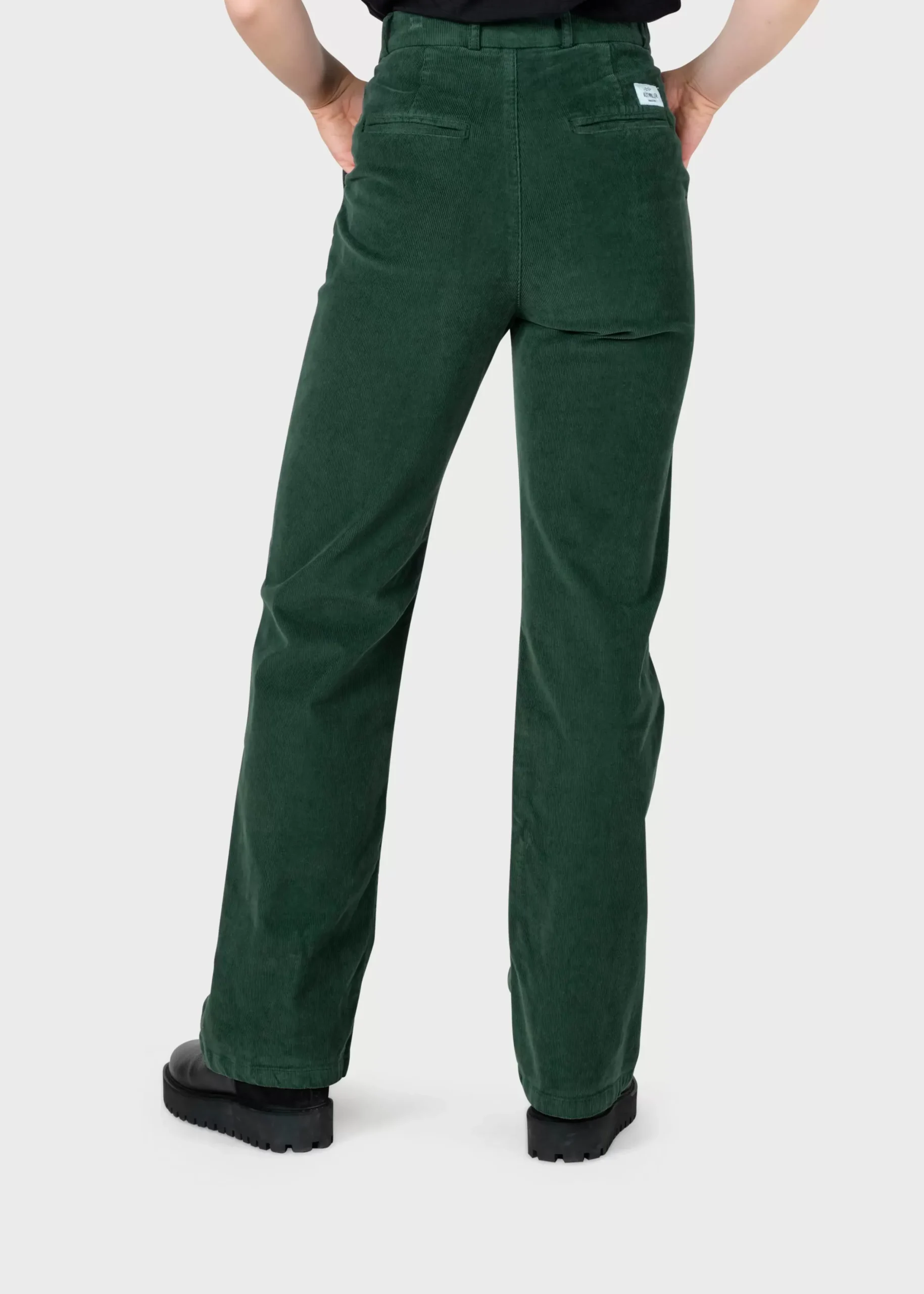 Klitmoller Collective Hosen-Lone corduroy pant - Moss Green Navy