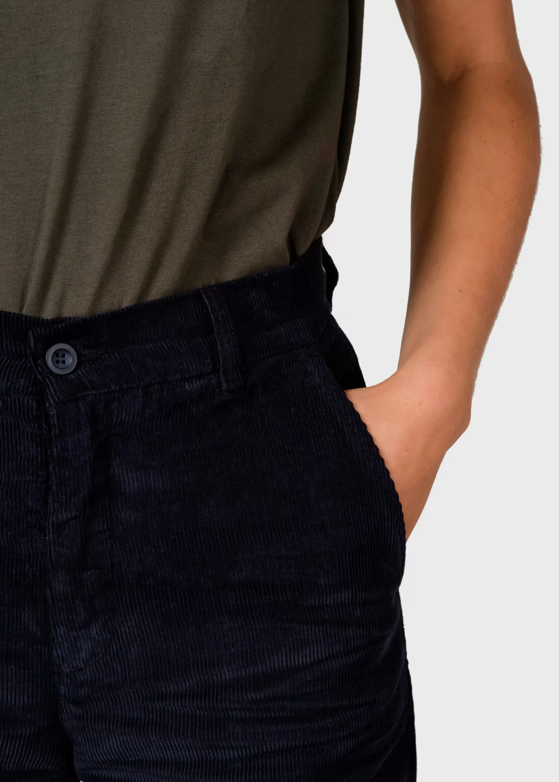 Klitmoller Collective Hosen-Lone corduroy pant - Navy