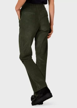Klitmoller Collective Hosen-Lone corduroy pant - Olive Navy