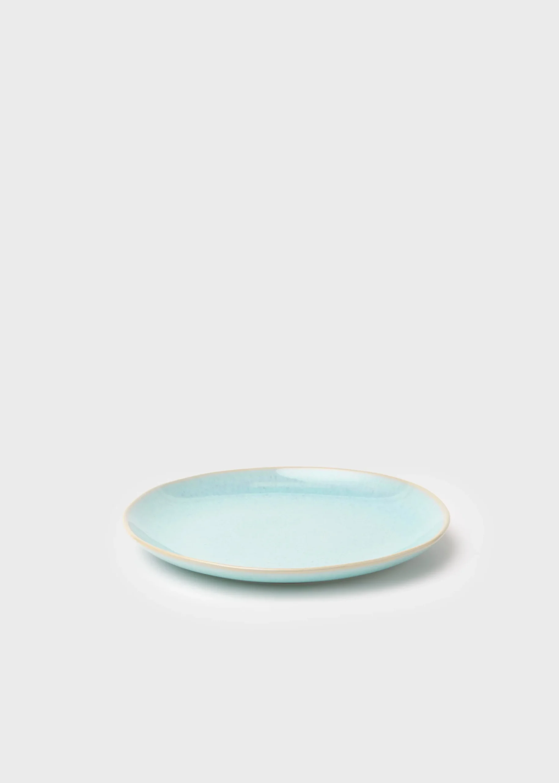 Klitmoller Collective Keramik-Lunch plate - 22 cm - Turqouise Concrete
