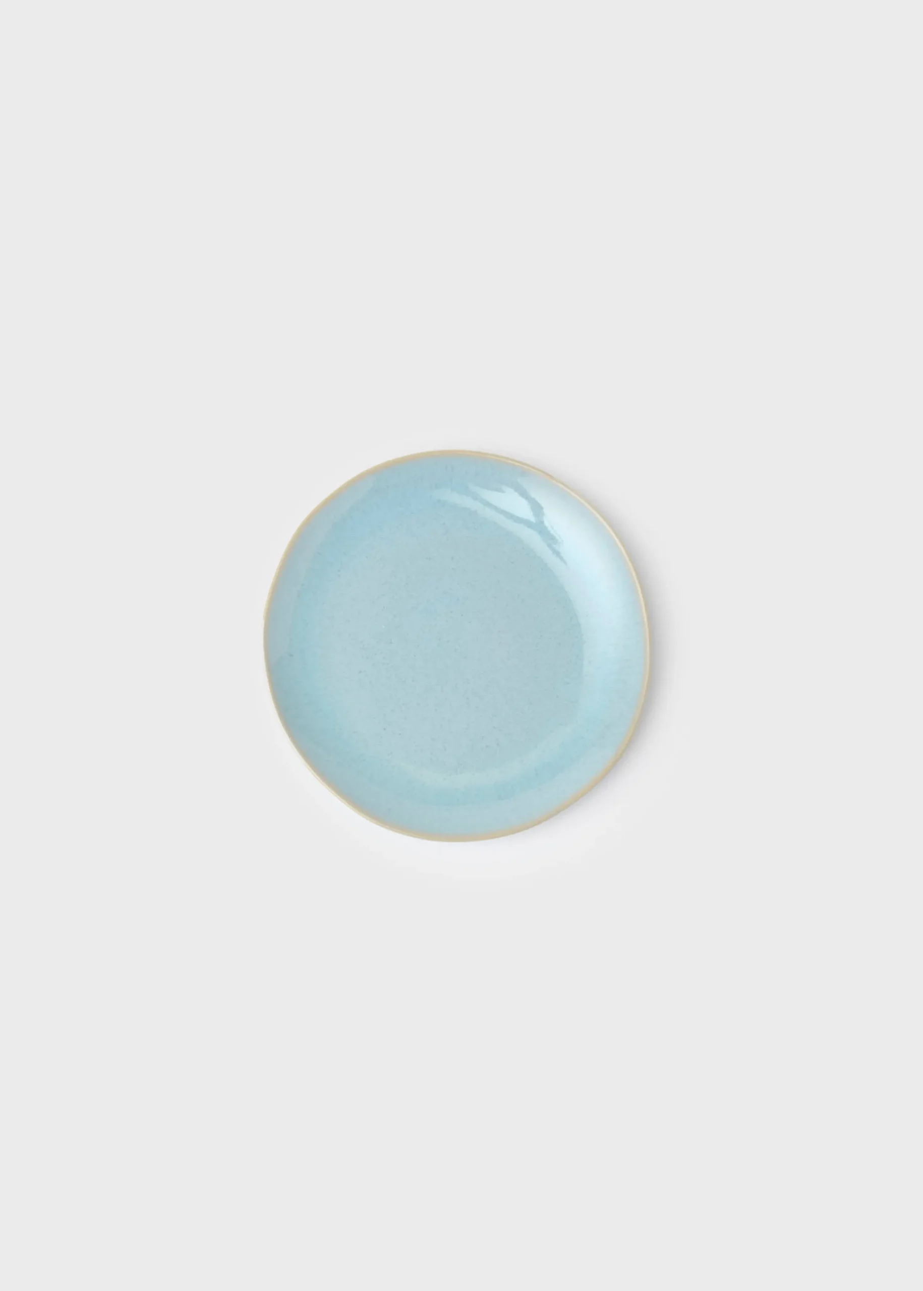 Klitmoller Collective Keramik-Lunch plate - 22 cm - Turqouise Concrete