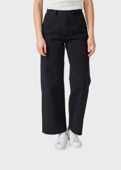 Klitmoller Collective Hosen-Lydia denim pant - Black stonewash Lightbluestonewash