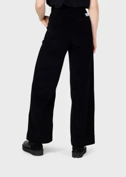 Klitmoller Collective Hosen-Lydia jumbo corduroy pant - Black Sand
