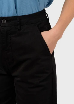 Klitmoller Collective Hosen-Lydia pant - Black Lightbluestonewash