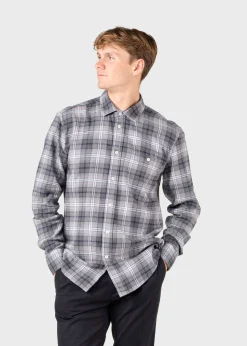 Klitmoller Collective Hemden-Manny shirt - Olive/cream/navy