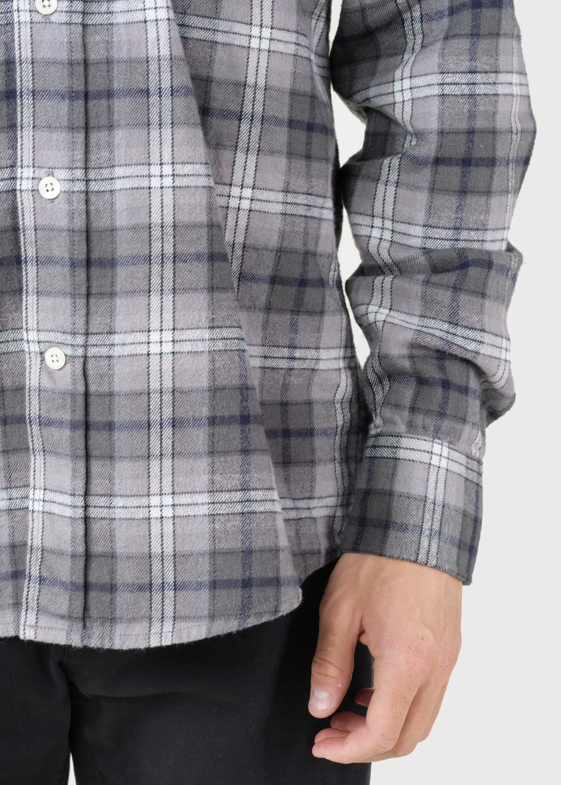 Klitmoller Collective Hemden-Manny shirt - Olive/cream/navy