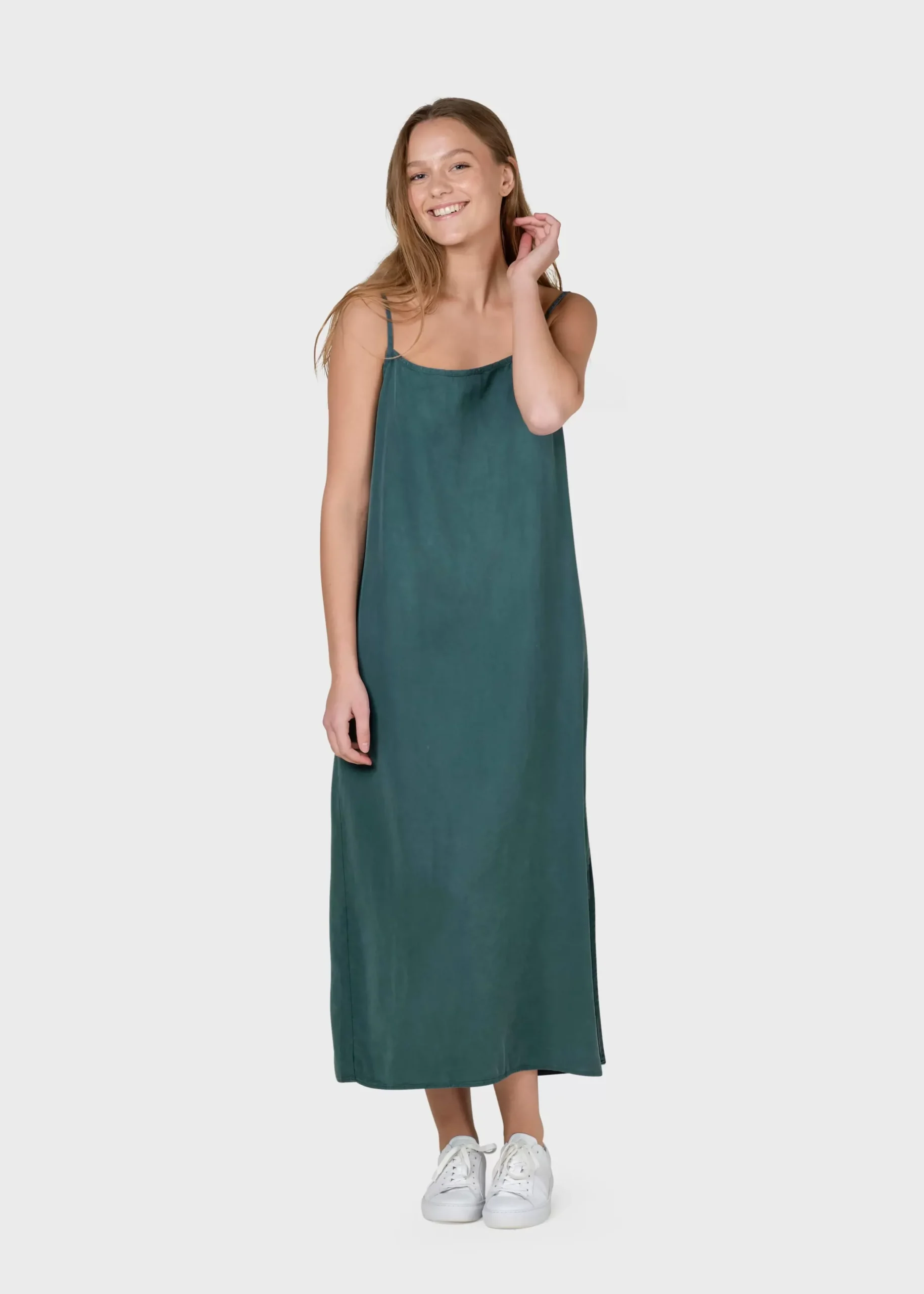 Klitmoller Collective Kleider-Manuella dress - Moss Green Black
