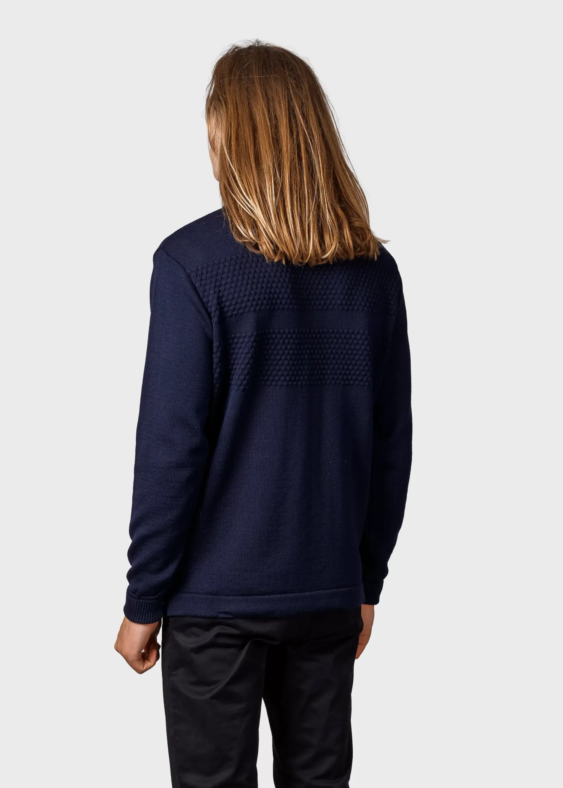 Klitmoller Collective Strick-Marinus knit cardigan - Navy Black