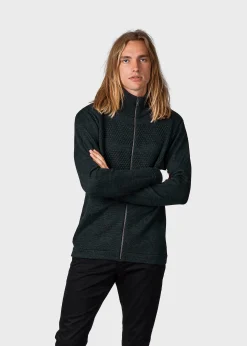 Klitmoller Collective Strick-Marinus knit cardigan - Olive Black