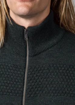 Klitmoller Collective Strick-Marinus knit cardigan - Olive Black