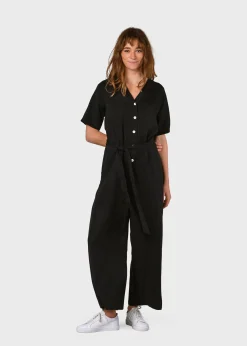 Klitmoller Collective Jumpsuits-Marna jumpsuit - Black MossGreen