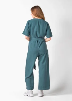 Klitmoller Collective Jumpsuits-Marna jumpsuit - Moss Green MossGreen