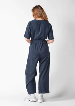 Klitmoller Collective Jumpsuits-Marna jumpsuit - Navy MossGreen