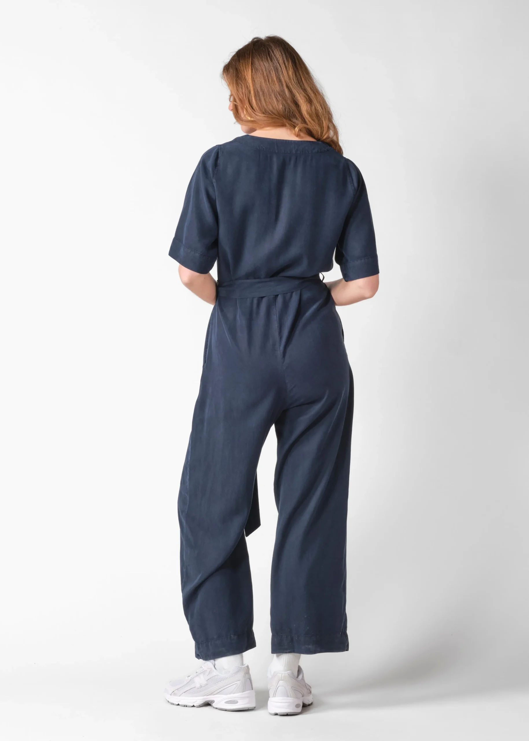 Klitmoller Collective Jumpsuits-Marna jumpsuit - Navy MossGreen