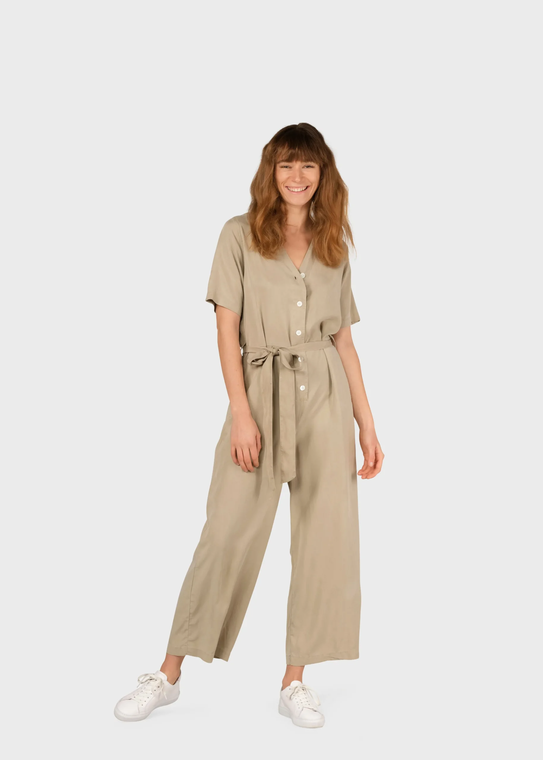 Klitmoller Collective Jumpsuits-Marna jumpsuit - Sand MossGreen