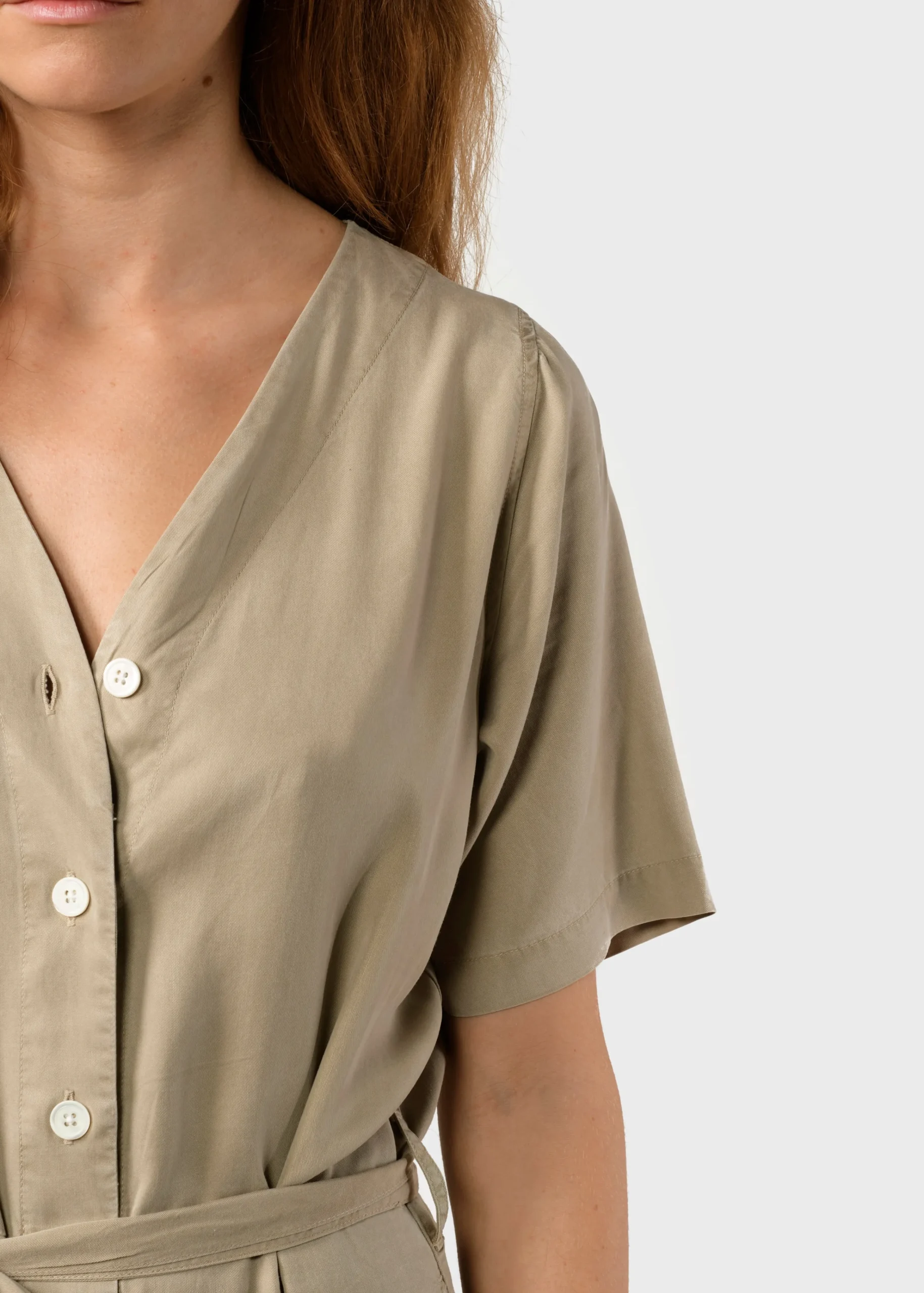 Klitmoller Collective Jumpsuits-Marna jumpsuit - Sand MossGreen
