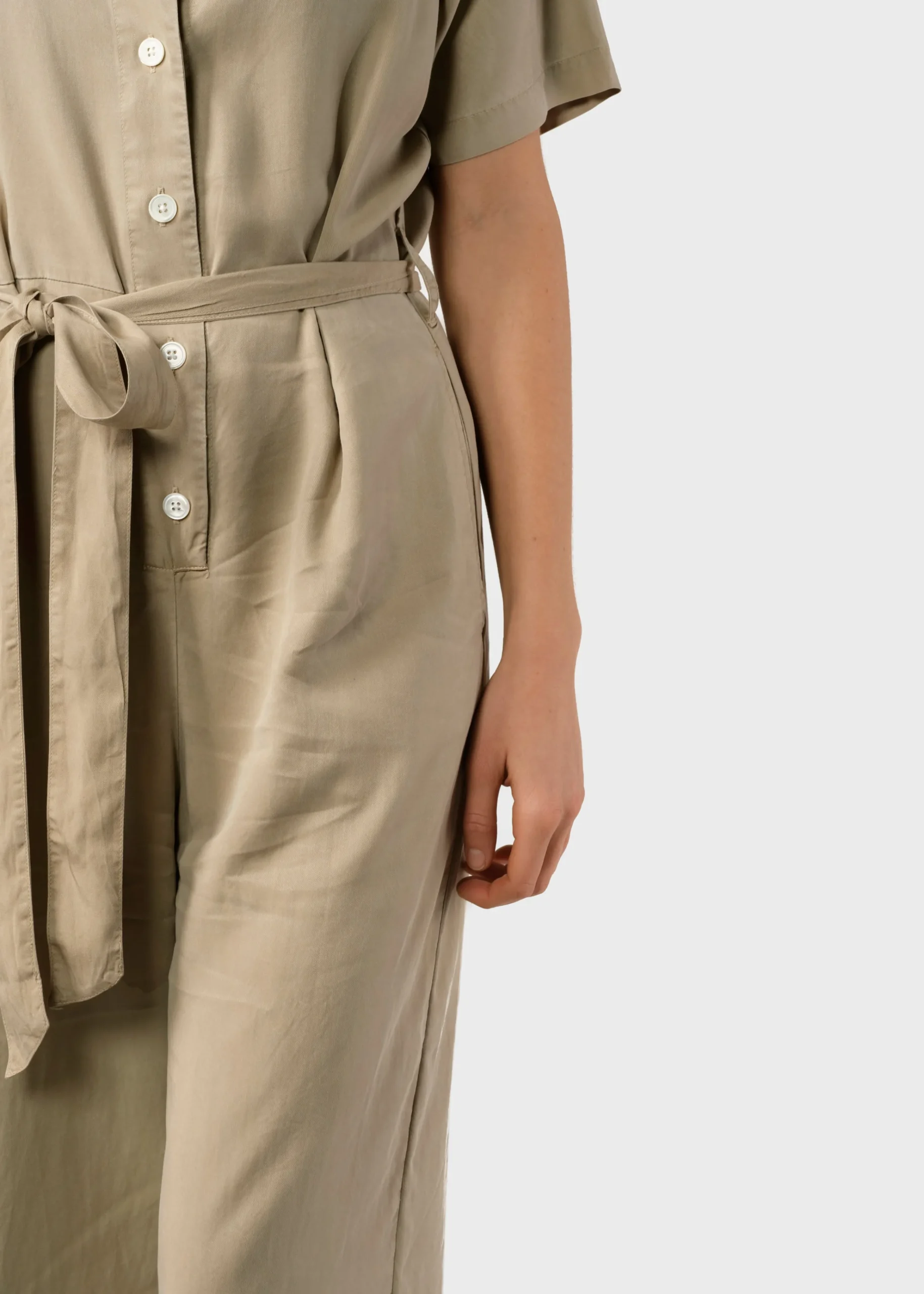 Klitmoller Collective Jumpsuits-Marna jumpsuit - Sand MossGreen