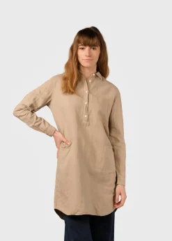 Klitmoller Collective Hemden-Mathilde linen shirt - Sand White