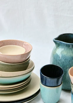 Klitmoller Collective Keramik-Medium bowl 16 cm - Turqouise Concrete