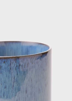 Klitmoller Collective Keramik-Medium flower vase - Light blue Concrete