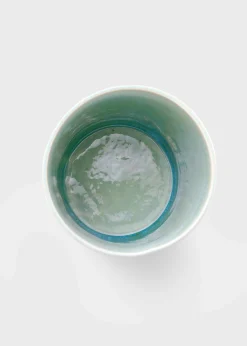 Klitmoller Collective Vase-Medium flower vase - Turqouise Concrete