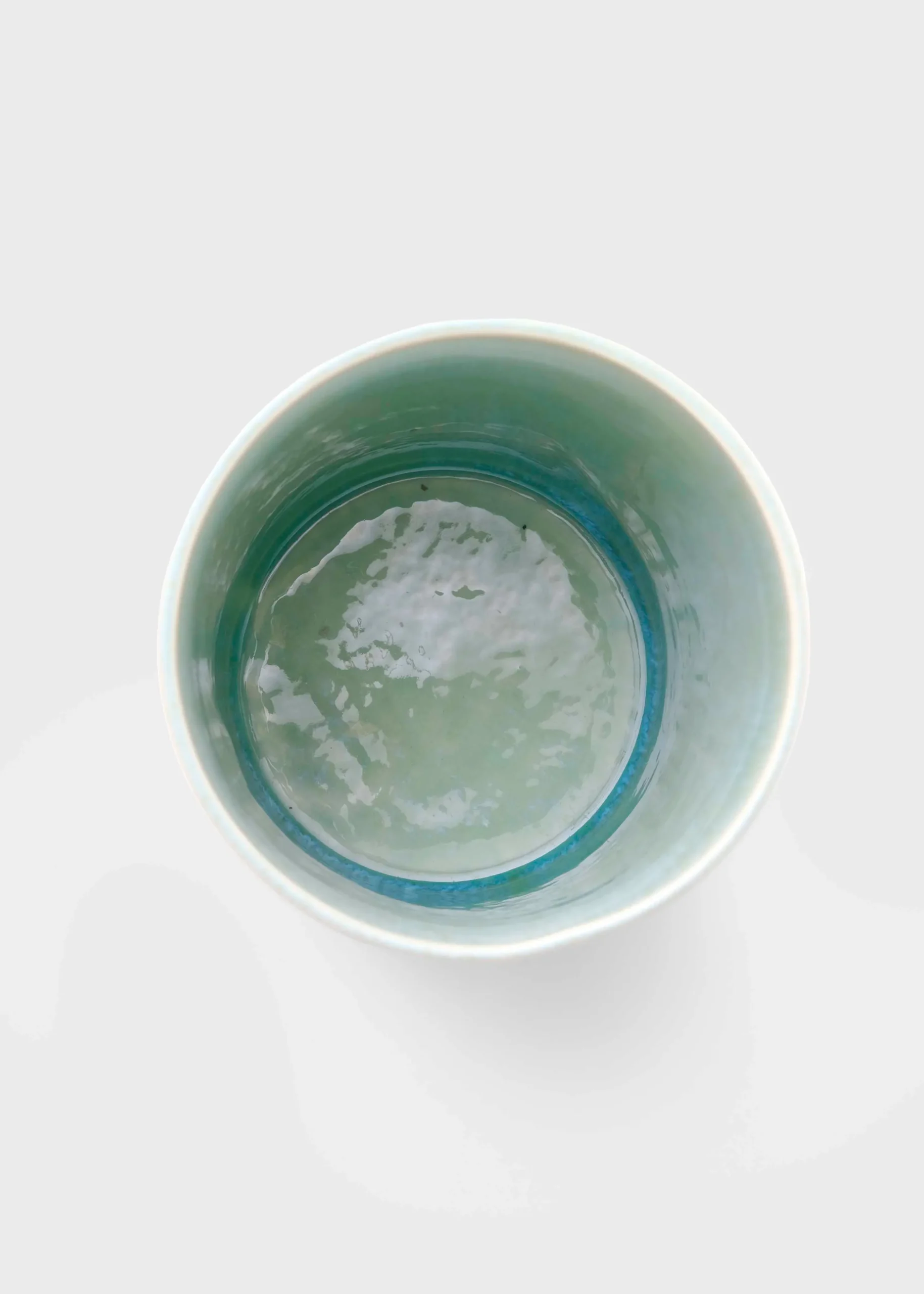 Klitmoller Collective Vase-Medium flower vase - Turqouise Concrete