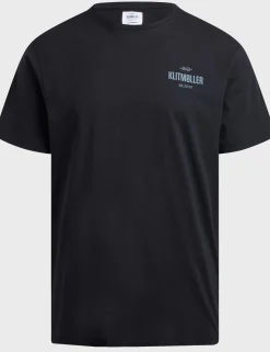 Klitmoller Collective T-shirts-Mens small logo tee - Black Anthracite