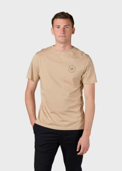 Klitmoller Collective T-shirts-Mico tee - Sand MossGreen