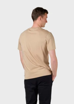 Klitmoller Collective T-shirts-Mico tee - Sand MossGreen