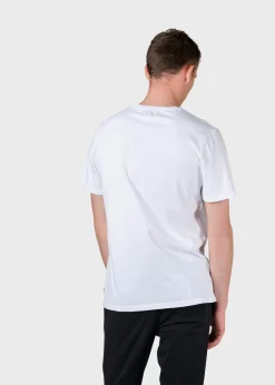 Klitmoller Collective T-shirts-Mico tee - White MossGreen