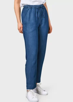 Klitmoller Collective Hosen-Nicoline chambrey pant - Dark blue Darkblue