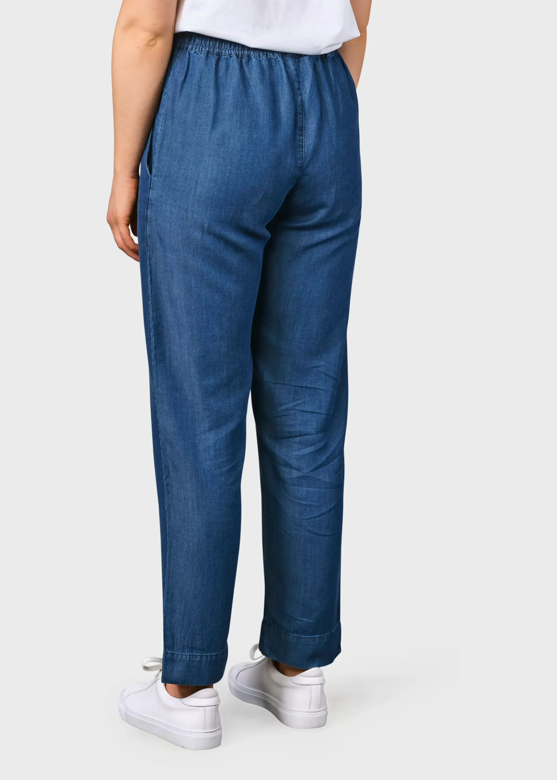 Klitmoller Collective Hosen-Nicoline chambrey pant - Dark blue Darkblue