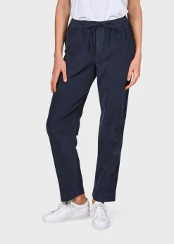 Klitmoller Collective Hosen-Nicoline corduroy pant - Navy Black