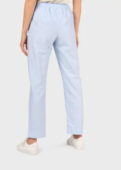 Klitmoller Collective Hosen-Nicoline pant - Blue melange Black