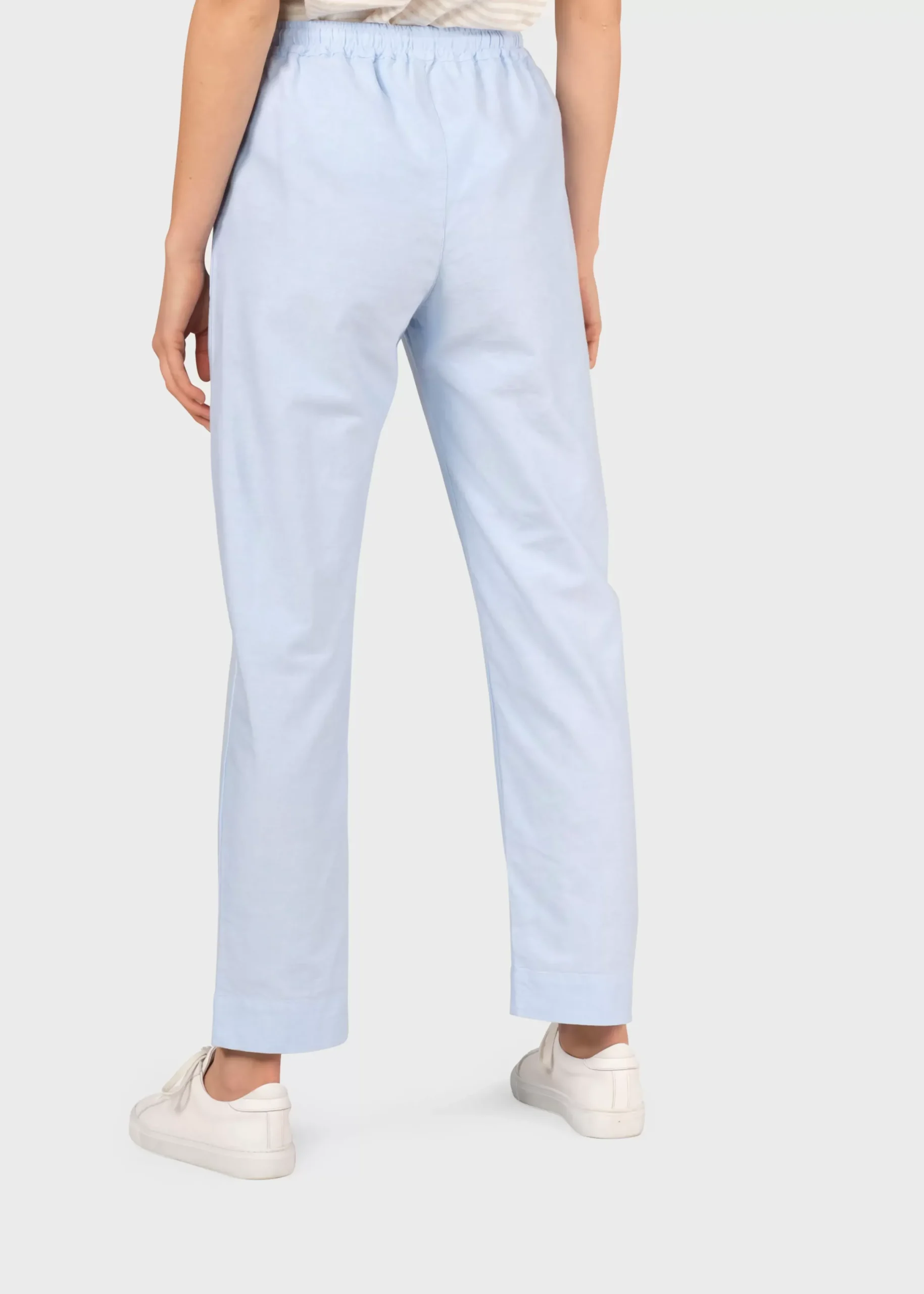 Klitmoller Collective Hosen-Nicoline pant - Blue melange Black