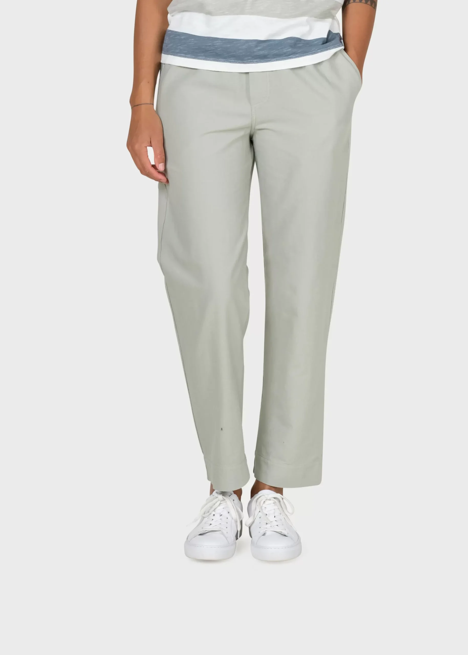 Klitmoller Collective Hosen-Nicoline pant - Sage Black